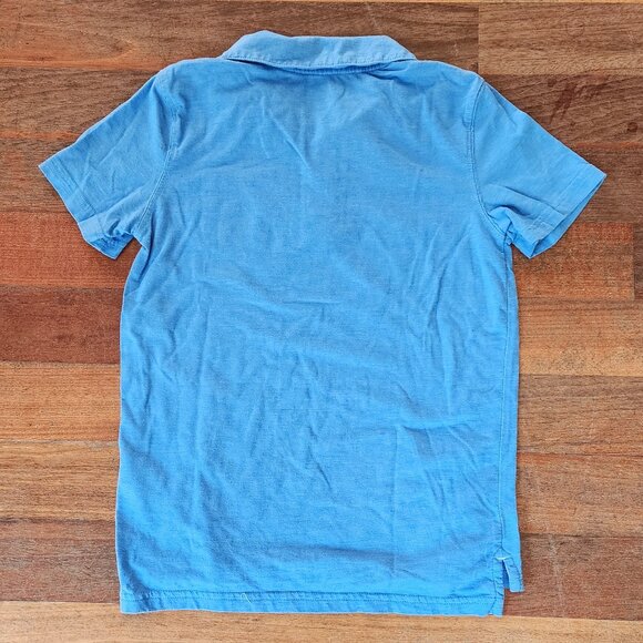 Cat & Jack Blue Polo Shirt Size Medium 8/10 - Picture 6 of 8